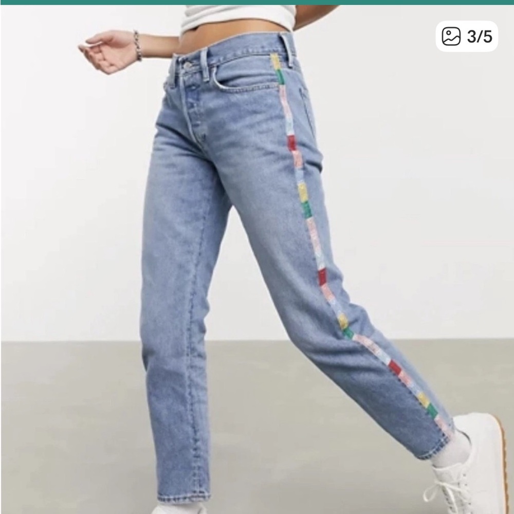 Polo Ralph Lauren the Avery boyfriend jeans ribbon sides - Picture 3 of 6